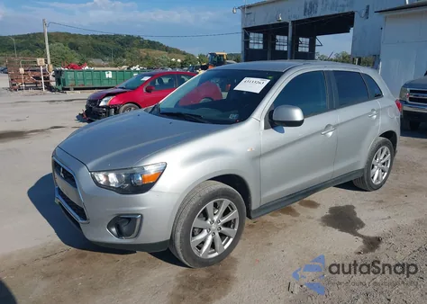 2015 Mitsubishi Outlander Sport Es from USA, damaged, VIN 4A4AR3AU5FE005681